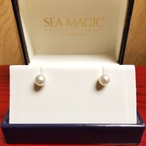 Mikimoto cultured pearl earrings